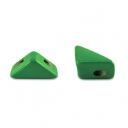 Tile beads triangle Green