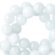 Natural stone beads Marble 6mm Ultralight Blue