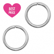 Stainless steel findings jump ring 8mm Silver