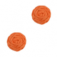 Raffia pendants 12mm Orange