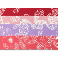 Bandana mix of 4 Red-Light Pink-Purple-Dark Pink
