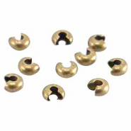 DQ European metal crimp covers 5mm Antique Bronze (nickel free)