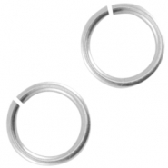 DQ European metal jump ring 6.5mm Antique Silver (nickel free)