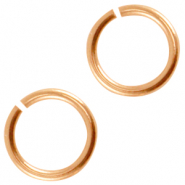 DQ European metal jump ring 5.5mm Rose Gold (nickel free)
