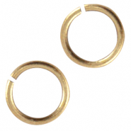 DQ European metal jump ring 4.5mm Antique Bronze (nickel free)