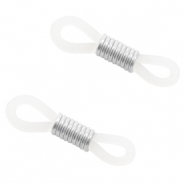 Rubber loop ends Transparent