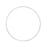 DQ European metal findings closed rings 25mm Antique Silver (nickel free)