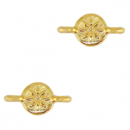 DQ European metal charms Connector Gold (nickel free)