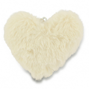 Statement charms pompom heart Off White