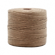 Nylon S-Lon cord 0.5mm Medium Brown