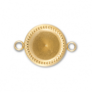 BY31® Stainless steel connector with setting for SS39 chaton Gold