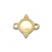 BY31® Stainless steel connector with setting for SS20 flat back Gold