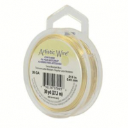 26 Gauge Artistic Wire Tarnish Resistant Brass