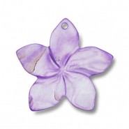 Shell charm flower Purple