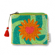 BY31® Pouch sun with heart Green-Orange-Red