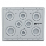 Beadsmith bead/bracelet board with cover Grey