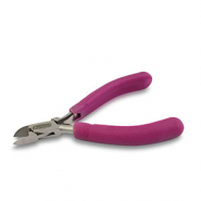 Beadalon side cutter with spring Purple-Silver