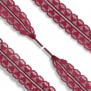 Trendy shoe laces lace with heart Red