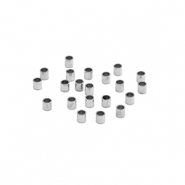 Stainless steel beads crimp bead tube 1.5mm Silver