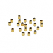 Stainless steel beads tube 3mm Gold