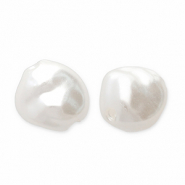 Imitation freshwater pearls White