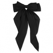 Hair accessories hair clip with bow Black