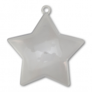 Transparent ornament star Transparent