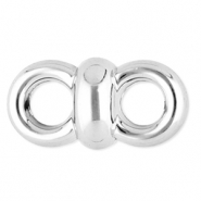 Acrylic chain connector Silver