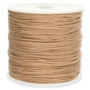 Waxed cord 1mm Sand Beige