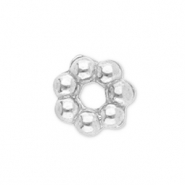 Stainless steel beads spacer Bali ring 3mm Silver