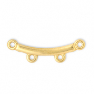 Stainless steel findings connector arch with 2 loops Gold