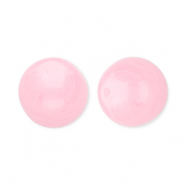 12 mm acrylic beads round Pink-Marble