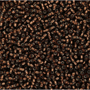 Miyuki seed beads 15/0 Dk Topaz Silver Lined 15-0005