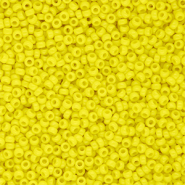 Miyuki seed beads 15/0 Opaque Yellow 15-0404