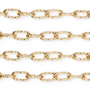 Aluminium findings belcher chain anchor cable Gold