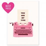 BY31® Jewellery cards "You are my type" White-Dark Pink-Dark Brown-Beige