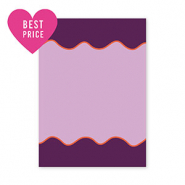BY31® Jewellery cards waves Purple-Orange-Black