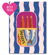 BY31® Jewellery cards "Sardine" Blue-White