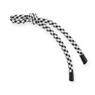 Keychain paracord Black-White