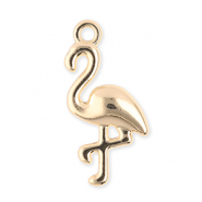 Metal charms flamingo Gold
