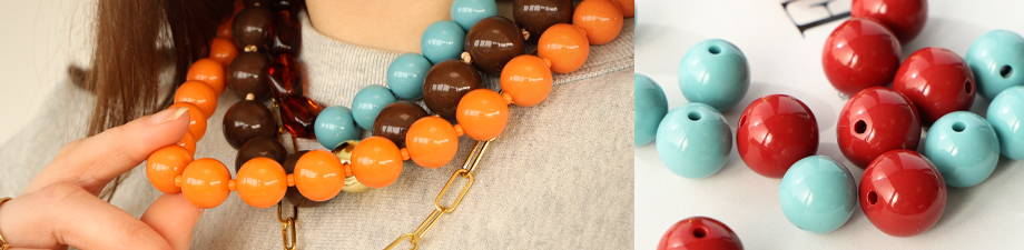 New series DQ acrylic round beads New series DQ acrylic round beads